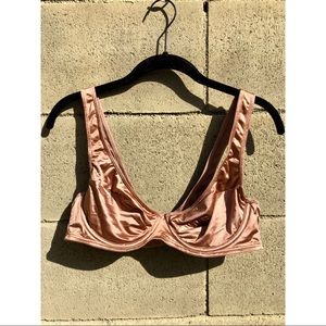 Skims satin bra